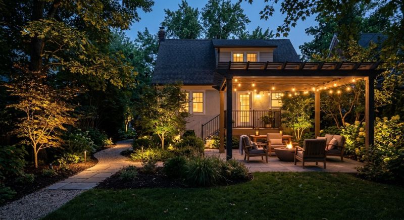 Backyard Lighting Service in Denver, CO