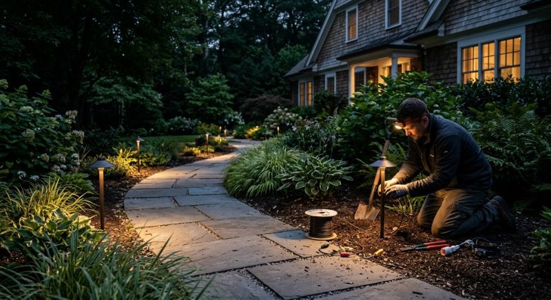 Landscape Lighting Installation in Denver, CO