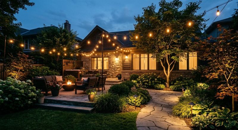 Backyard Lighting Service in Heber City, UT