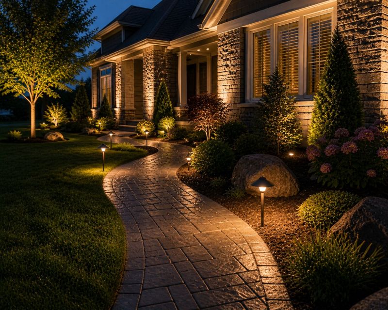 Courtyard Light Installation in Pasadena, CA