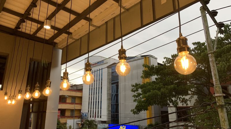 Courtyard Light Installation in Provo, UT