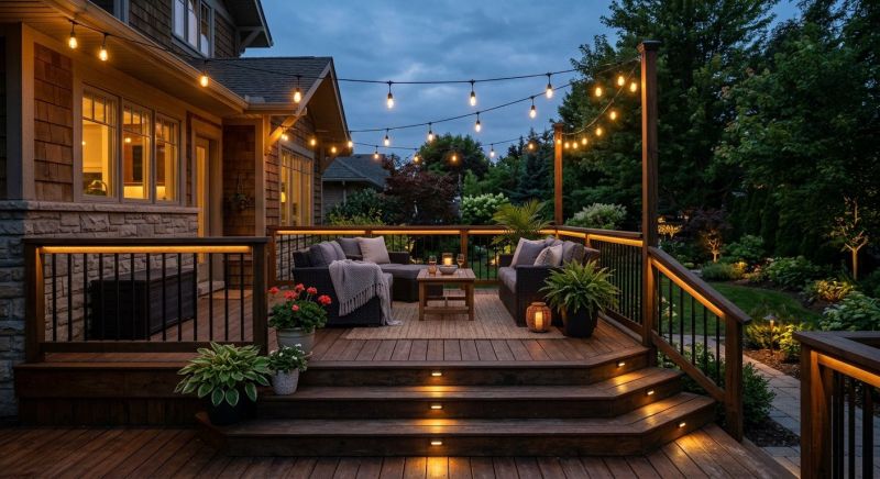 Deck Lights Installation in Kansas City, MO