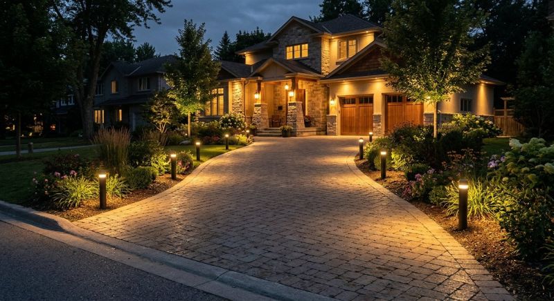 Driveway Lighting Installation in Kansas City, KS