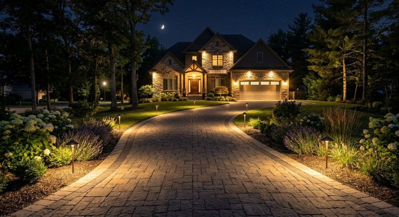 Driveway Lighting Installation in Denver, CO