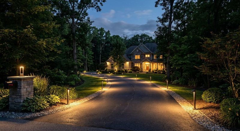 Driveway Lighting Installation in Olathe, KS