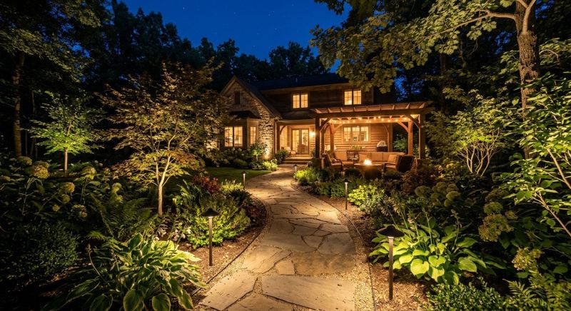 Garden Lighting Installation in Provo, UT