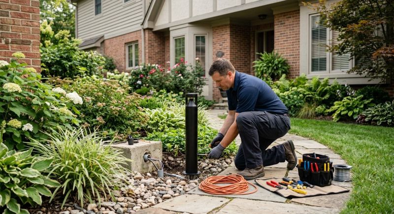 Landscape Lighting Repair in Kansas City, KS