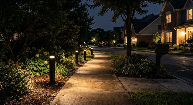 Sidewalk Lighting Installation in Denver, CO
